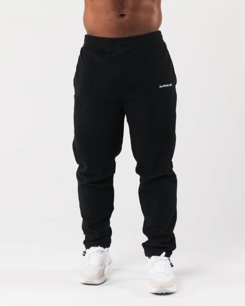 Pantalones Jogger Alphalete King Jogger Hombre Negras | NLFPSH-390