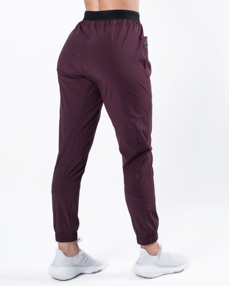 Pantalones Jogger Alphalete Studio Pant Mujer Burdeos | TVEADB-461