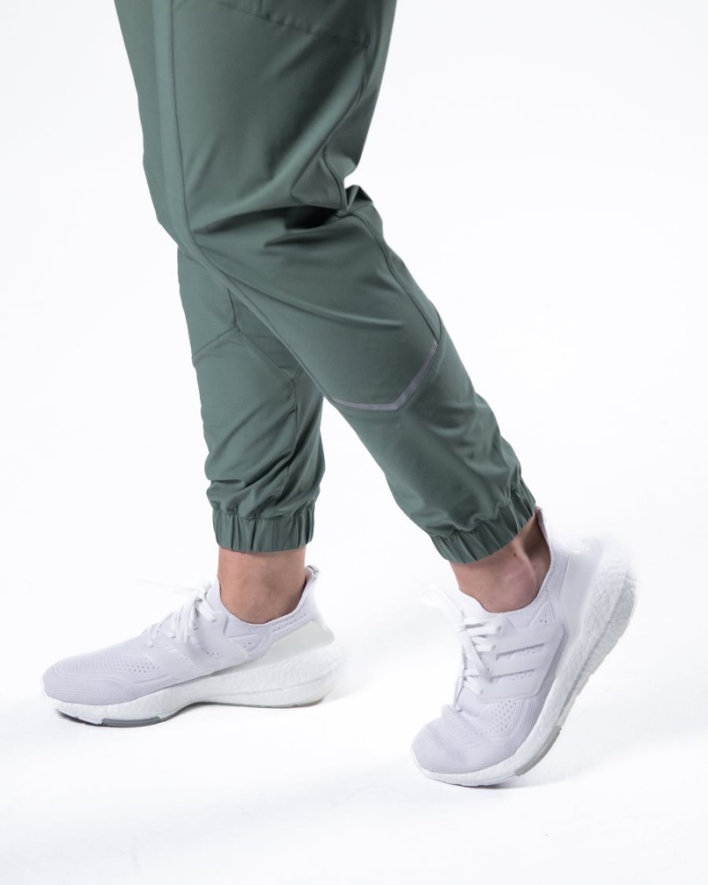 Pantalones Jogger Alphalete Studio Pant Mujer Verde | MYJUDR-723