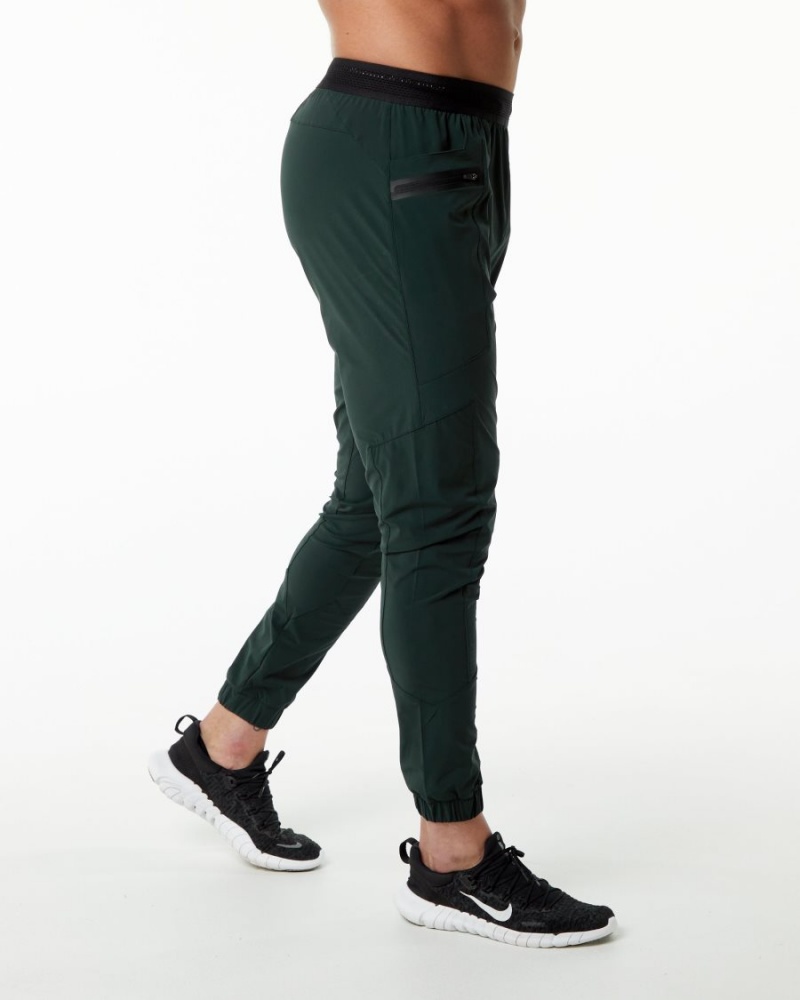 Pantalones Jogger Alphalete Studio Pant Hombre Verde | NJMZHS-379