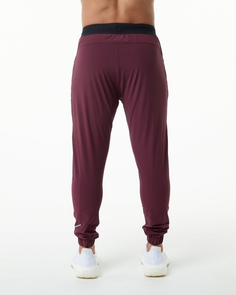 Pantalones Jogger Alphalete Studio Pant Hombre Burdeos | GJABLP-942