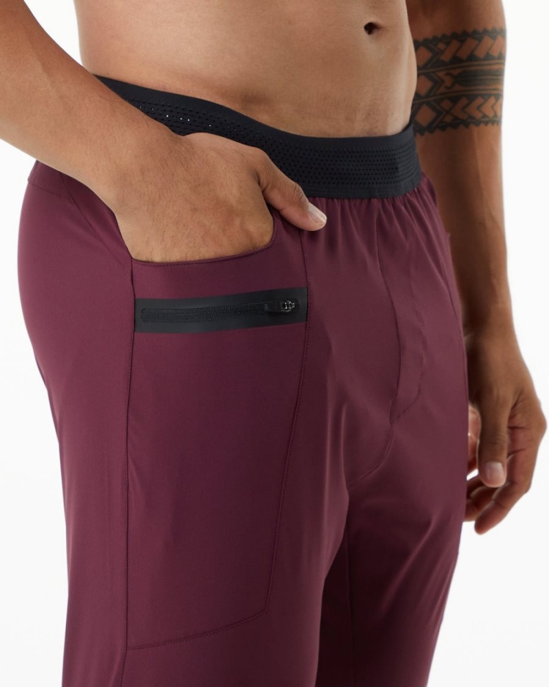 Pantalones Jogger Alphalete Studio Pant Hombre Burdeos | GJABLP-942