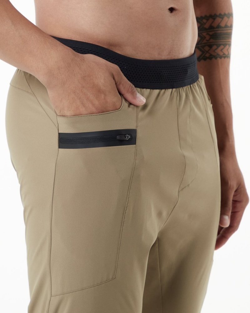 Pantalones Jogger Alphalete Studio Pant Hombre Taupe | YALGME-769