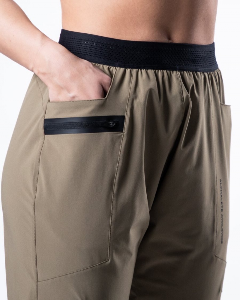 Pantalones Jogger Alphalete Studio Pant Mujer Taupe | HLGPCV-768