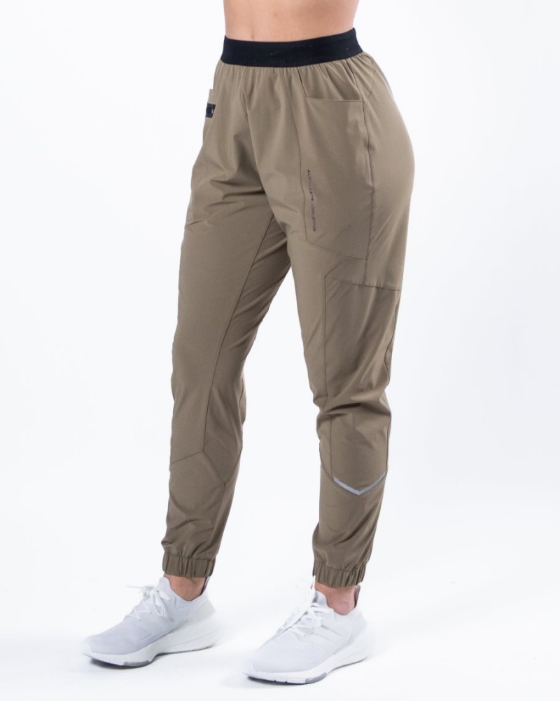 Pantalones Jogger Alphalete Studio Pant Mujer Taupe | HLGPCV-768