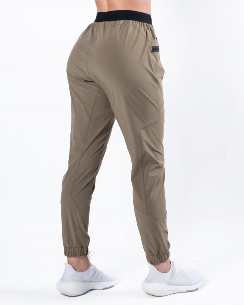 Pantalones Jogger Alphalete Studio Pant Mujer Taupe | HLGPCV-768