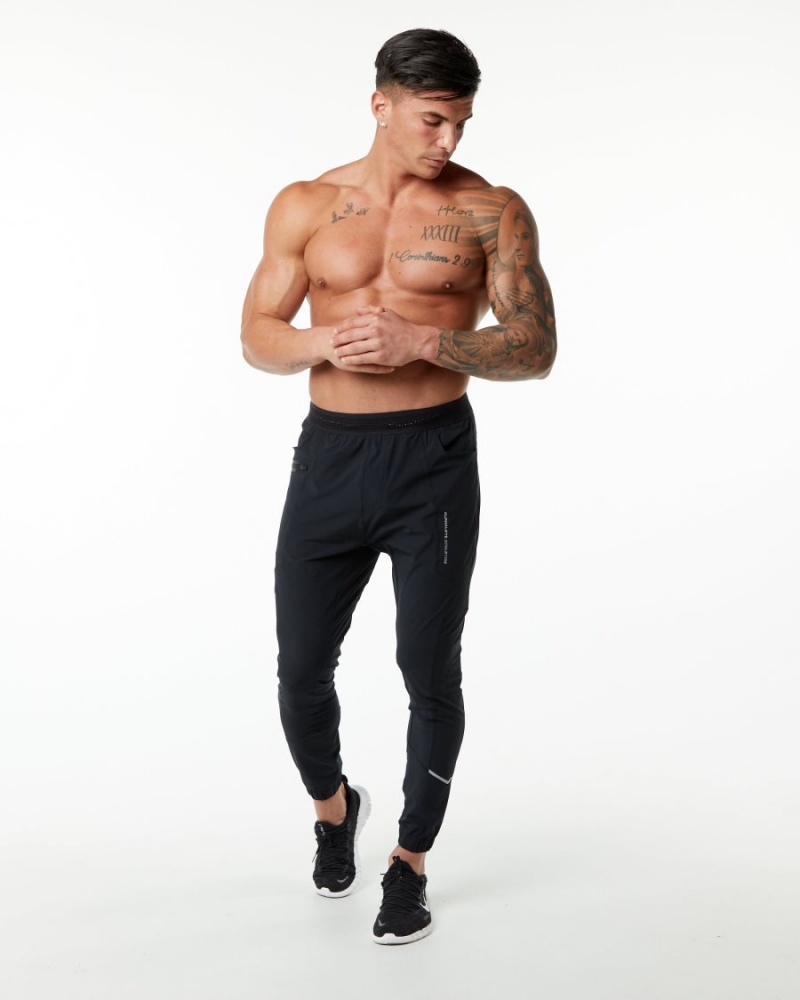 Pantalones Jogger Alphalete Studio Pant Hombre Negras Plateadas | GMTXAK-246