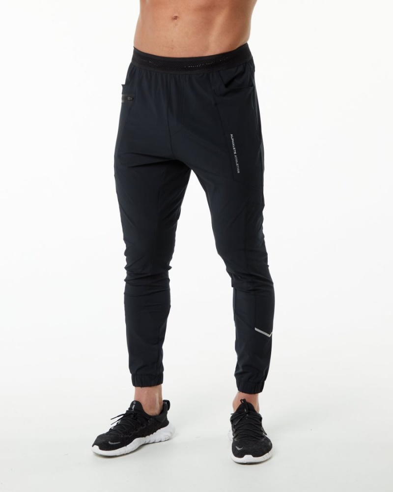 Pantalones Jogger Alphalete Studio Pant Hombre Negras Plateadas | GMTXAK-246