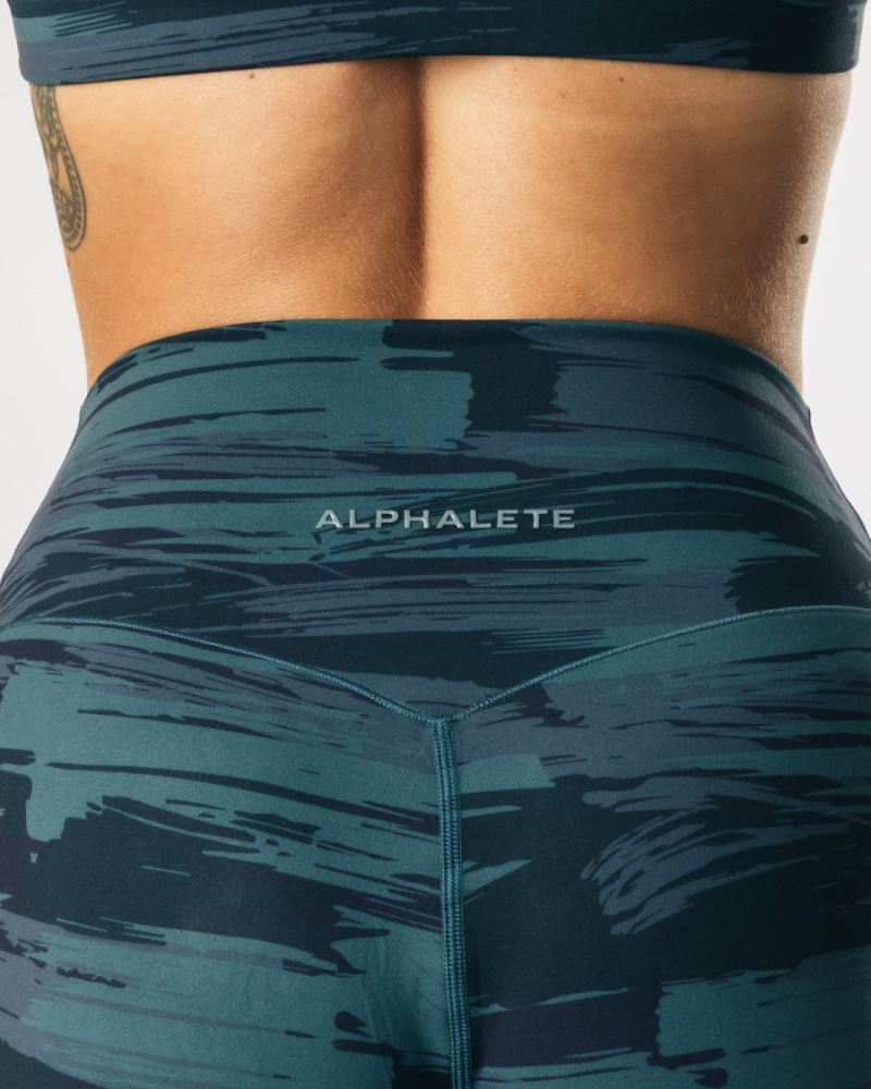 Pantalones Jogger Alphalete Surface Expanse Jogger Mujer Azules Camuflaje | OQTCPJ-659