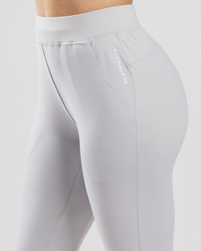 Pantalones Jogger Alphalete Trace Jogger Mujer Plateadas | DFYIEM-830