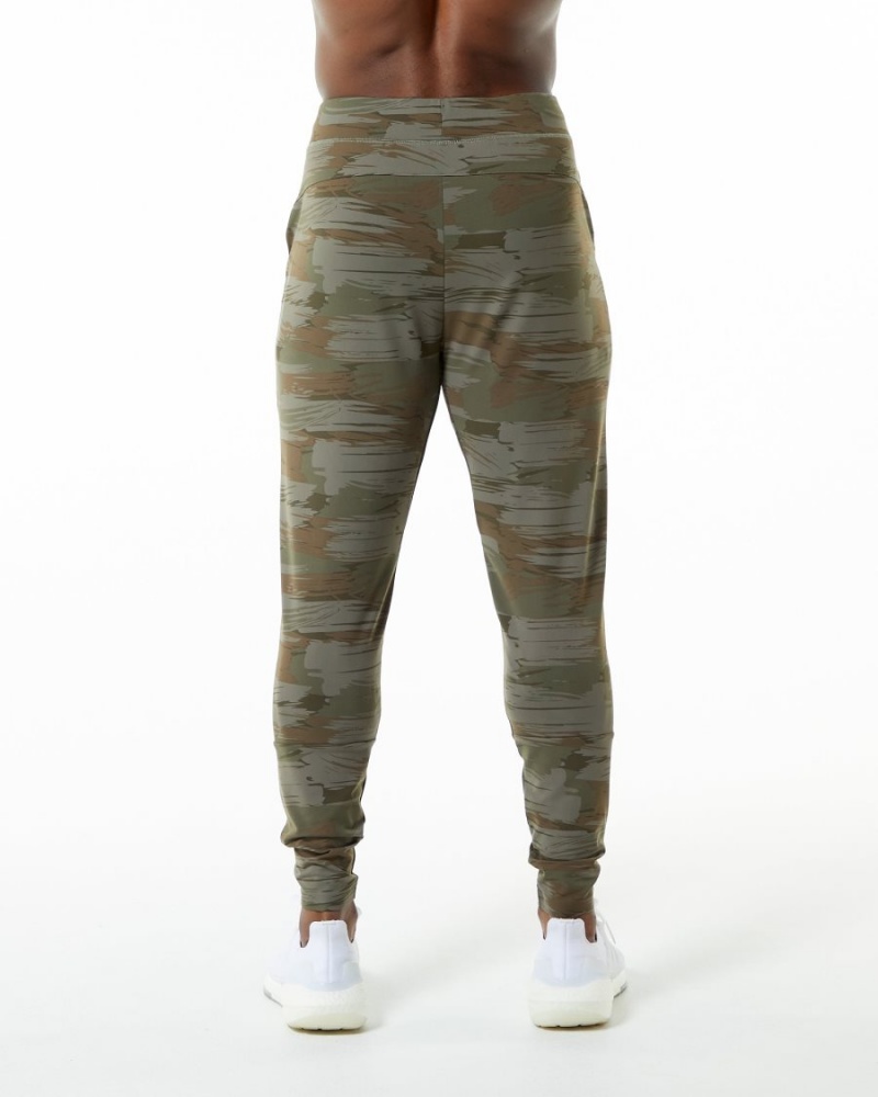 Pantalones Jogger Alphalete Trace Jogger Hombre Verde Oliva Camuflaje | XRSZQH-524