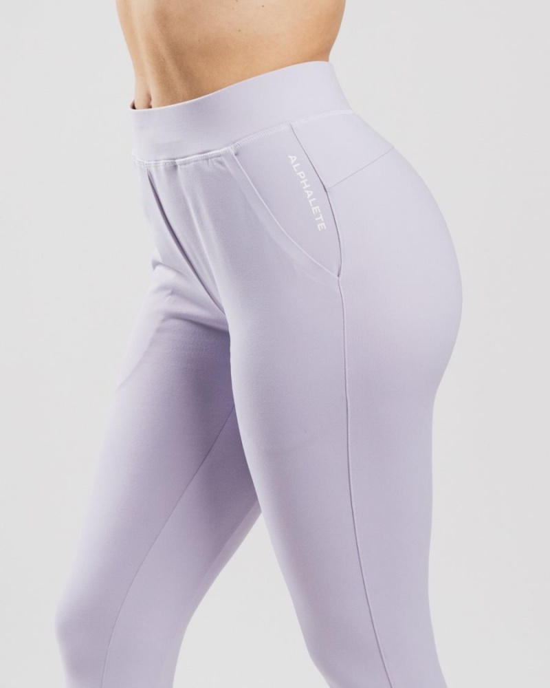 Pantalones Jogger Alphalete Trace Jogger Mujer Lilac Haze | WNKPGQ-876