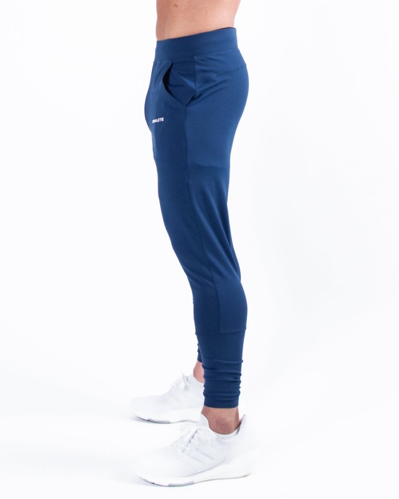 Pantalones Jogger Alphalete Trace Jogger Hombre Azules | GSWHBO-731