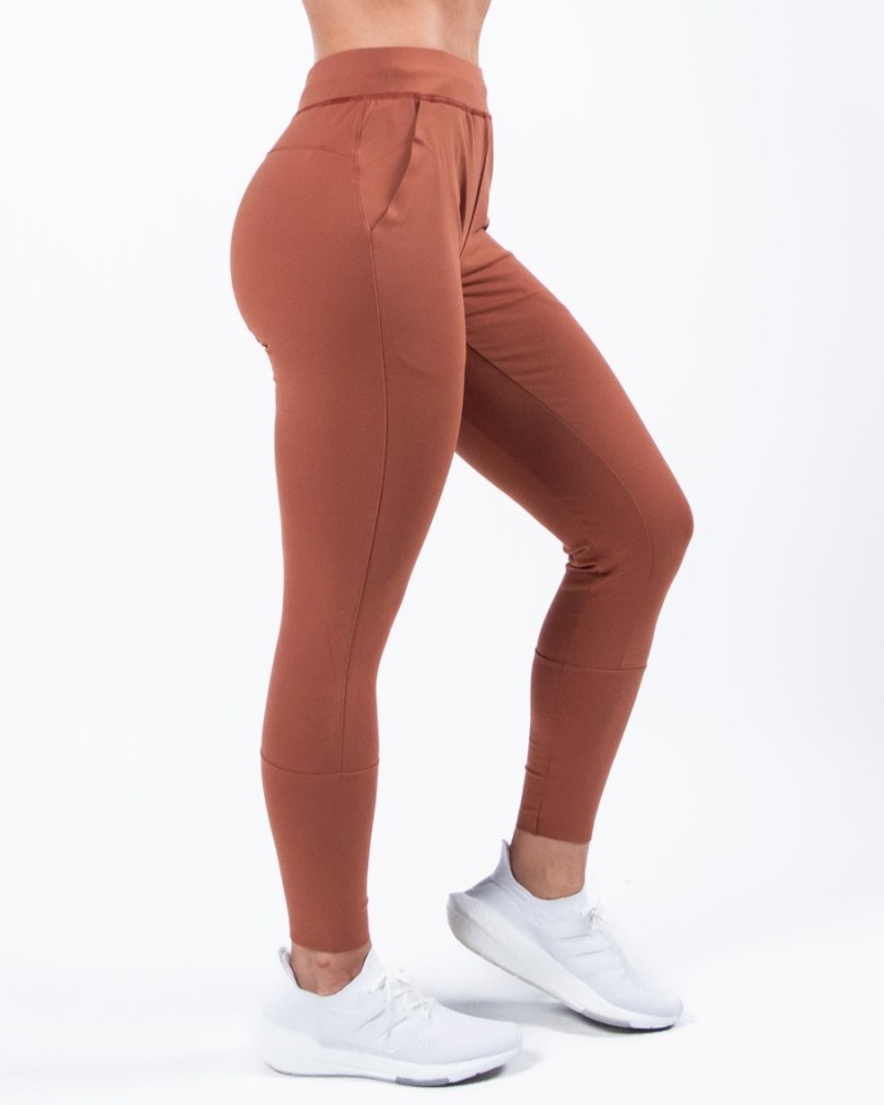 Pantalones Jogger Alphalete Trace Jogger Mujer Bronze | VEURYZ-301