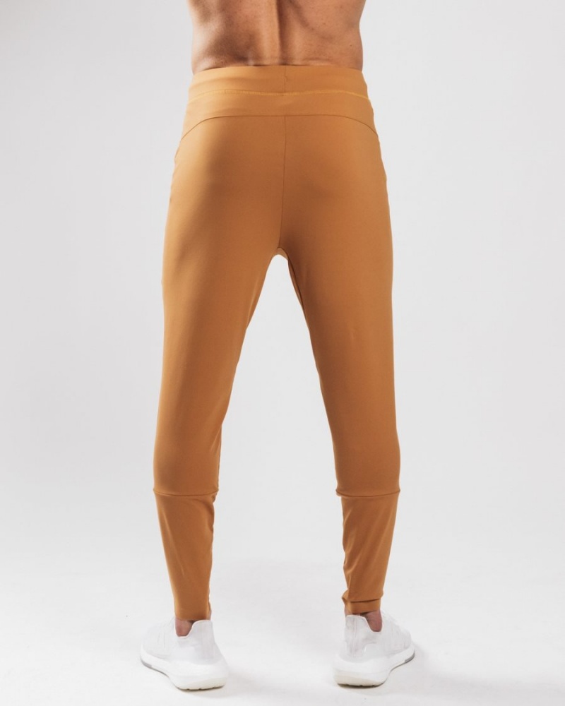 Pantalones Jogger Alphalete Trace Jogger Hombre Camel | CFSREL-129