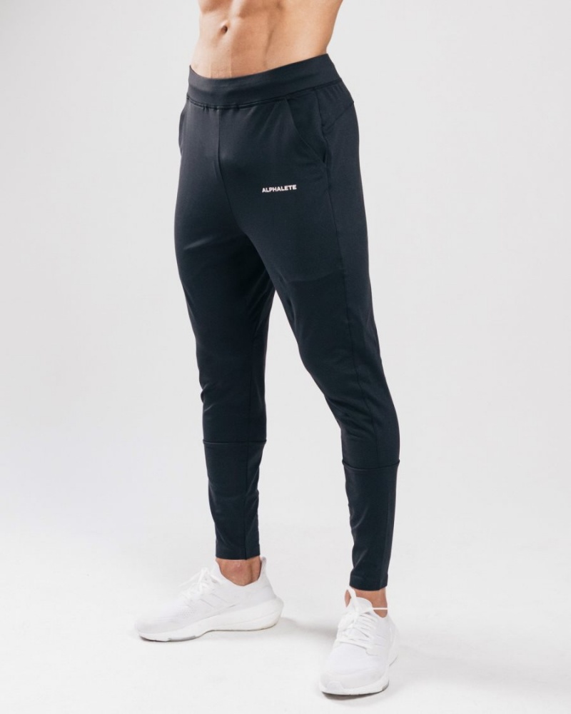 Pantalones Jogger Alphalete Trace Jogger Hombre Negras | WKZVYA-648