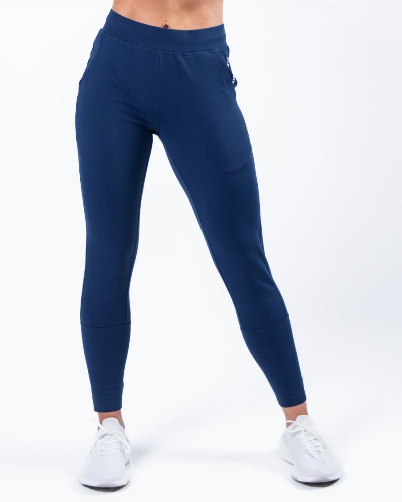 Pantalones Jogger Alphalete Trace Jogger Mujer Azules | QKUYHN-537