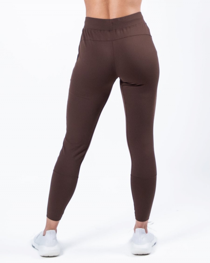 Pantalones Jogger Alphalete Trace Jogger Mujer Cafe | BZEHSY-469