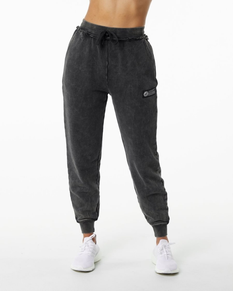 Pantalones Jogger Alphalete Very Terry Jogger Mujer Onyx | RKADCO-203