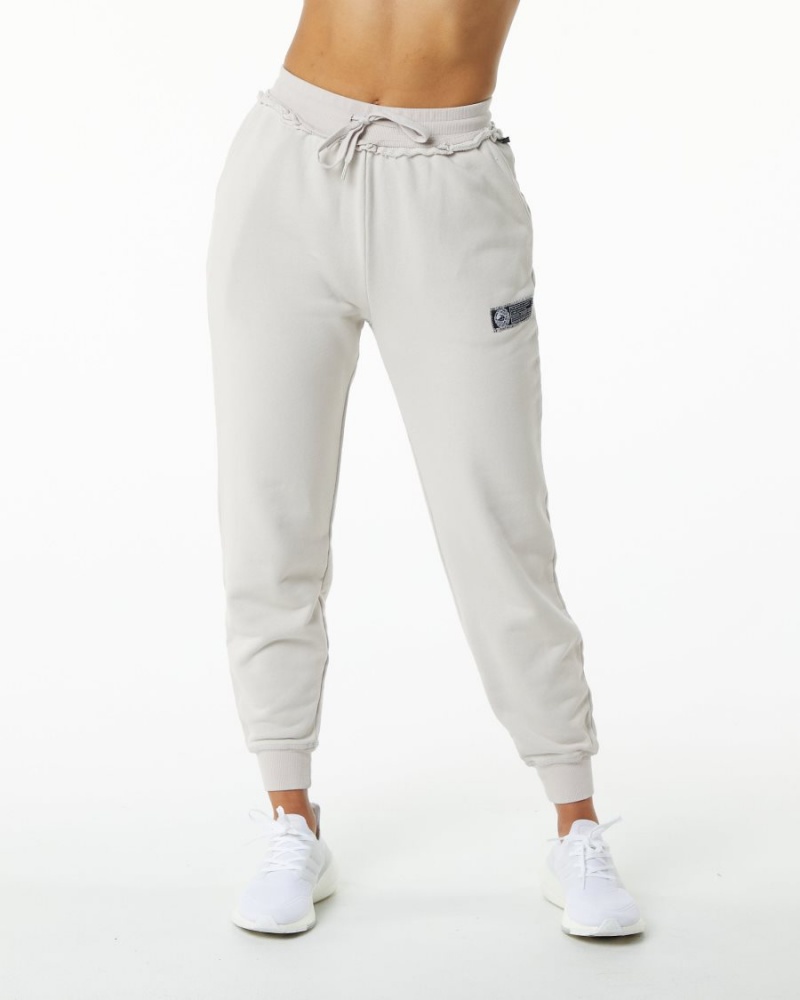 Pantalones Jogger Alphalete Very Terry Jogger Mujer Moonstone | QOTSJU-031