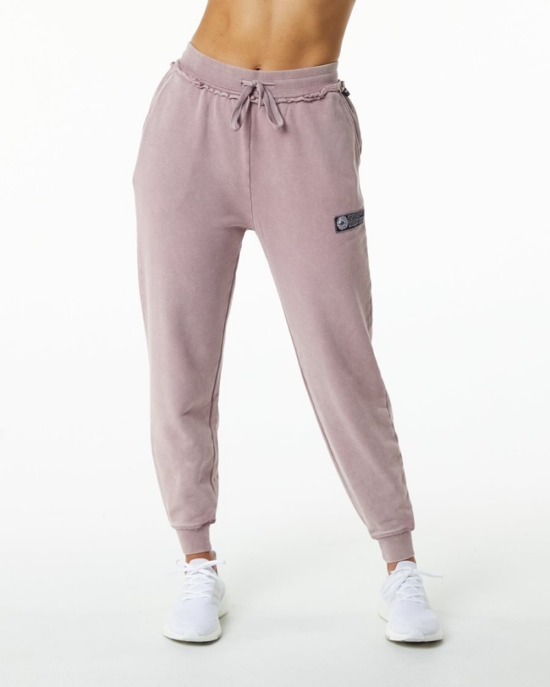 Pantalones Jogger Alphalete Very Terry Jogger Mujer Rosas | RZKJWY-564