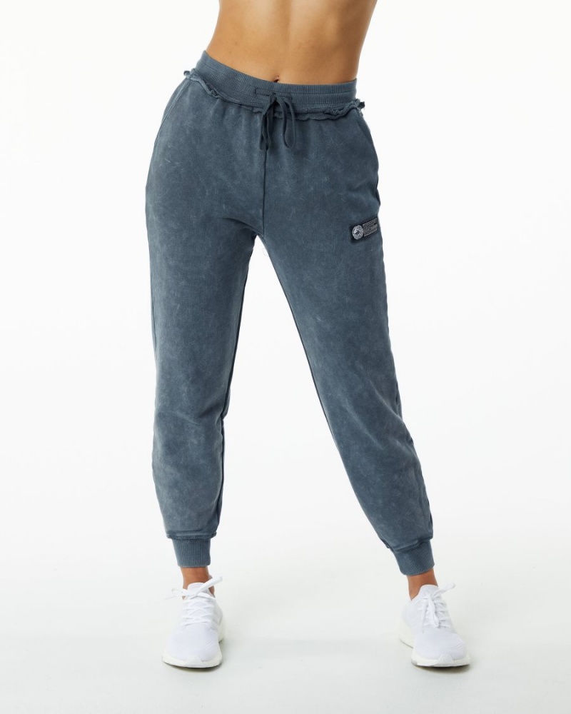 Pantalones Jogger Alphalete Very Terry Jogger Mujer Azules | AQWSCZ-890