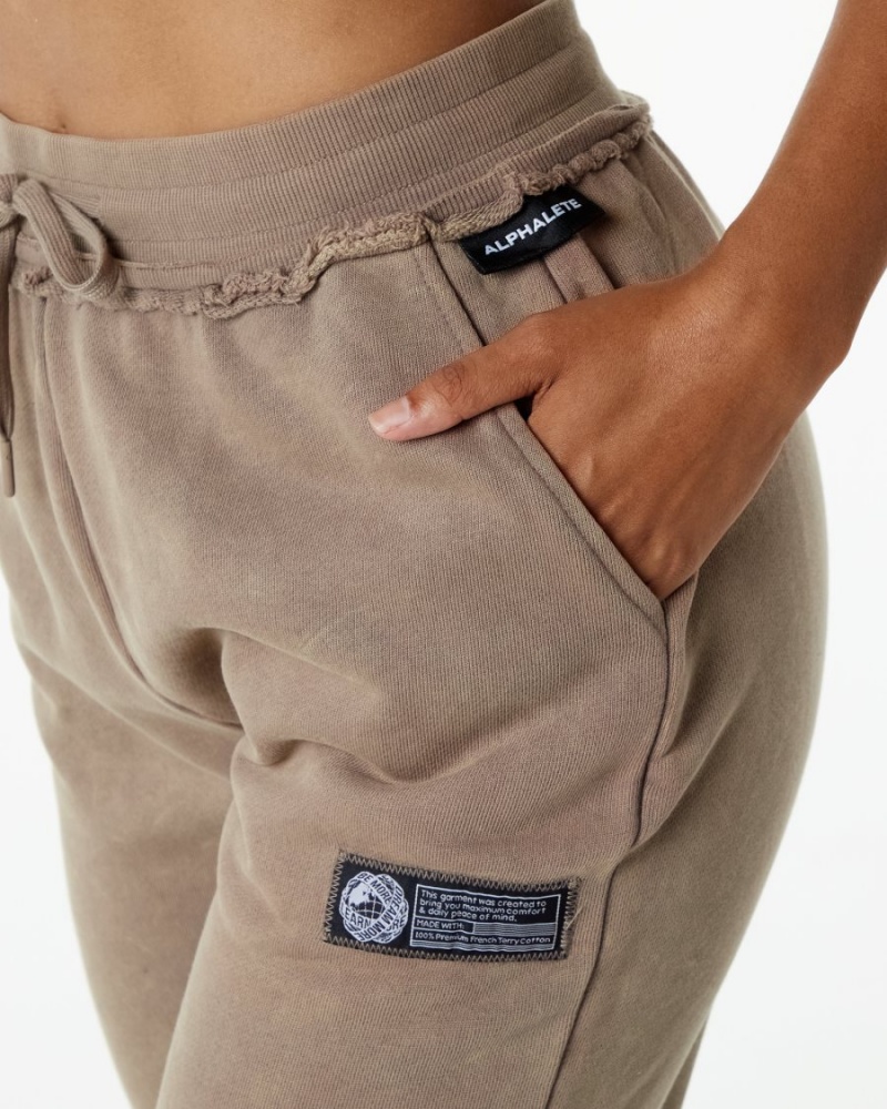 Pantalones Jogger Alphalete Very Terry Jogger Mujer Smokey Quartz | PEIUBJ-726