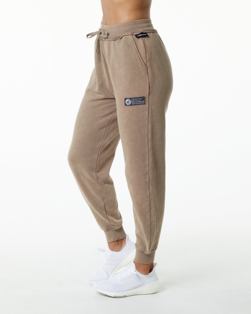 Pantalones Jogger Alphalete Very Terry Jogger Mujer Smokey Quartz | PEIUBJ-726