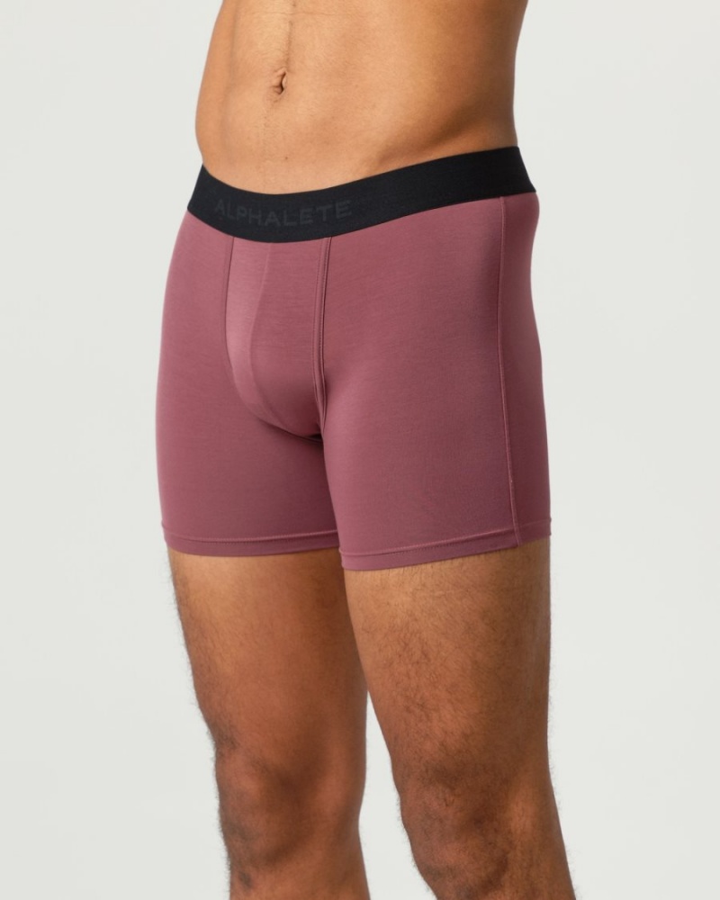 Ropa Interior Alphalete Classic Boxer Brief 3pk Hombre Autumn / Willow / Linen | YJTDPC-726