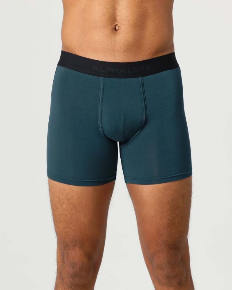 Ropa Interior Alphalete Classic Boxer Brief 3pk Hombre Negras | ZGDCXP-905