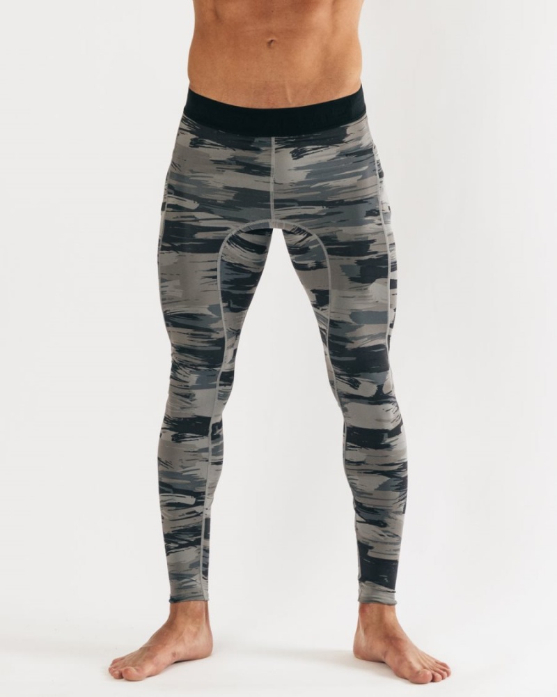 Ropa Interior Alphalete Core Entrenamiento Tight Hombre Negras Camuflaje | KOGJXM-928