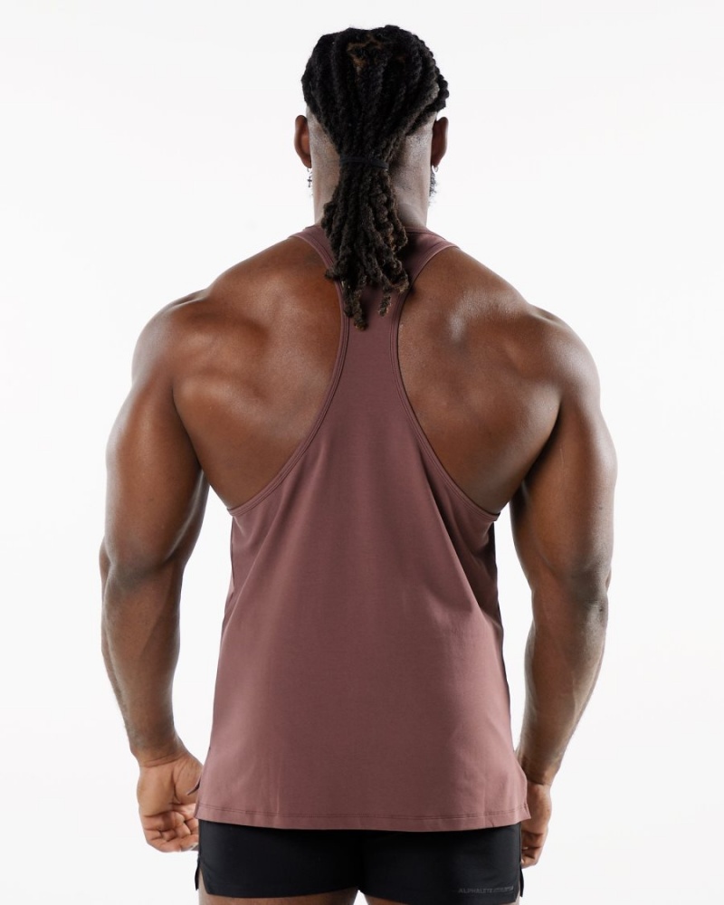 Stringers Alphalete Dynasty Stringer Hombre Merlot | CAUXGR-210