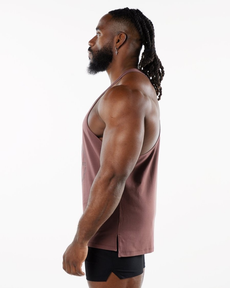 Stringers Alphalete Dynasty Stringer Hombre Merlot | CAUXGR-210