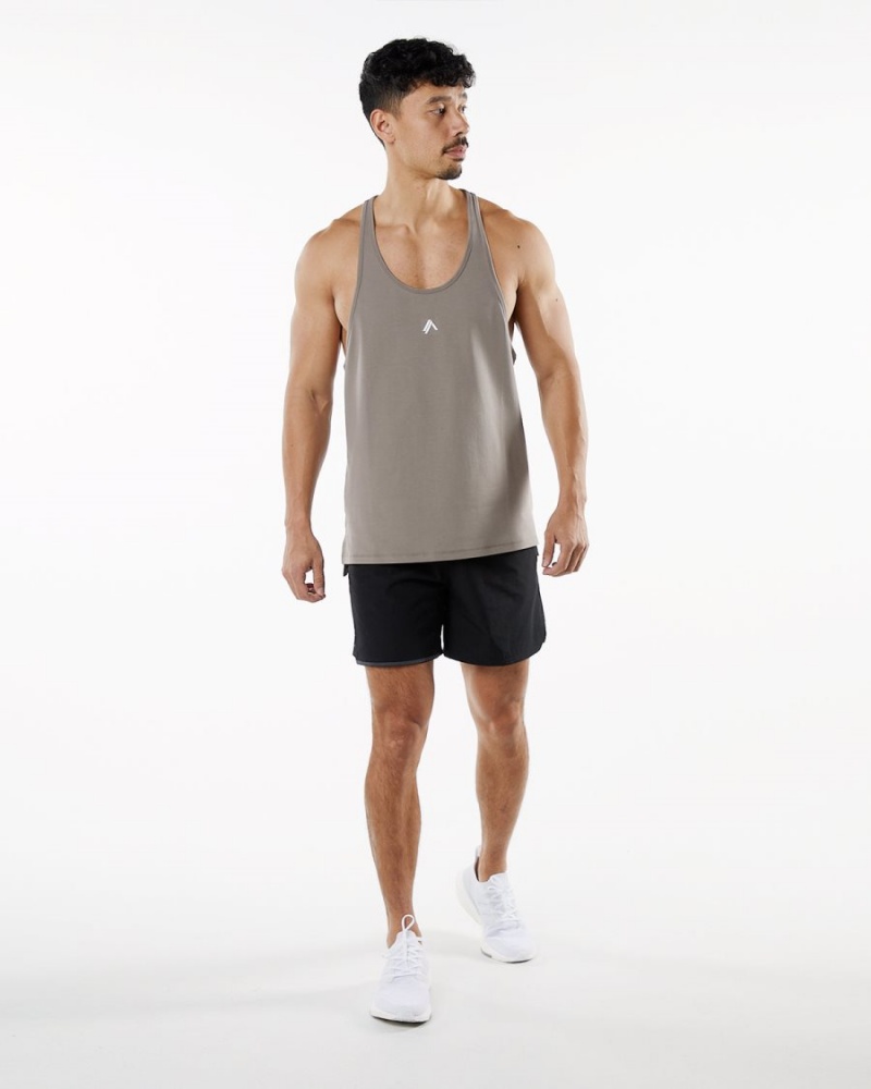 Stringers Alphalete Emblem Stringer Hombre Cedar | WKOAHS-106