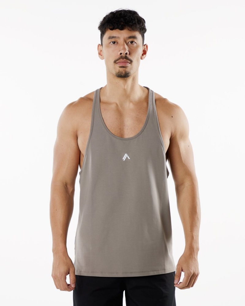 Stringers Alphalete Emblem Stringer Hombre Cedar | WKOAHS-106