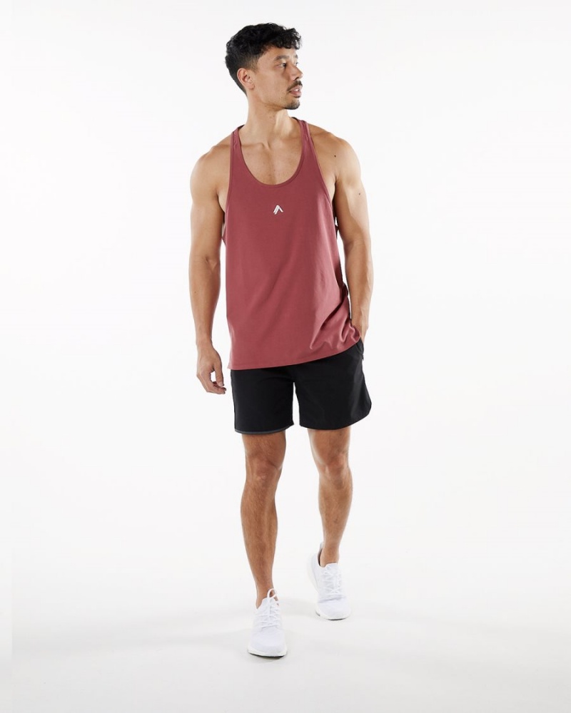 Stringers Alphalete Emblem Stringer Hombre Gingerbread | XZYIUW-417