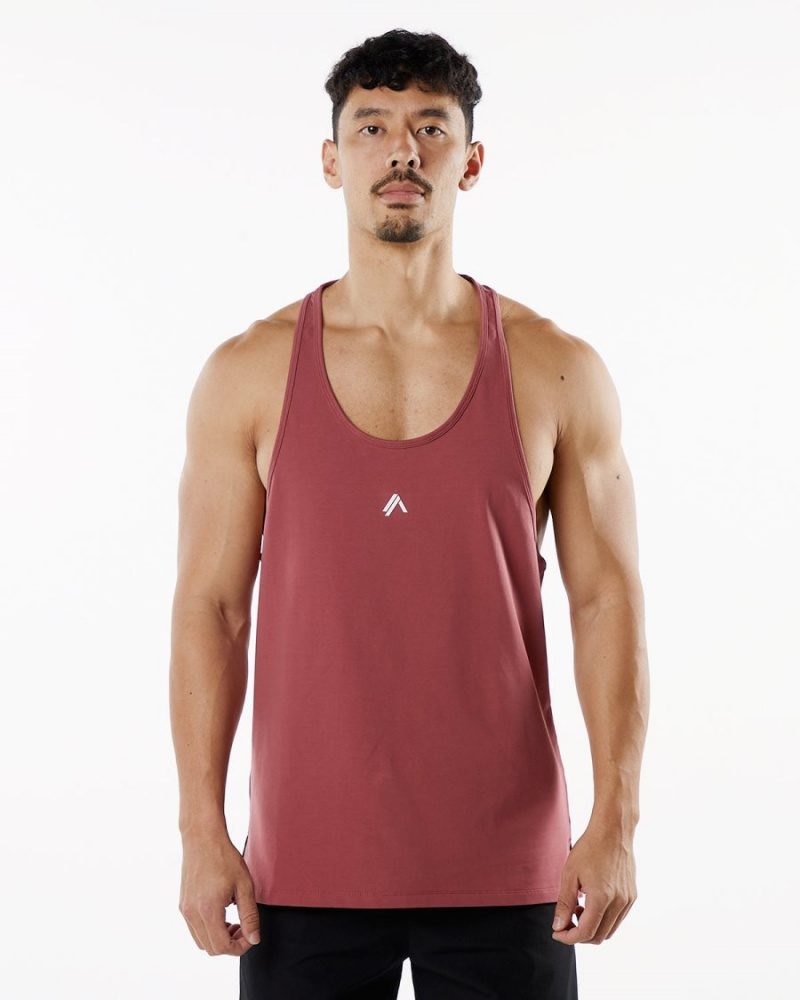 Stringers Alphalete Emblem Stringer Hombre Gingerbread | XZYIUW-417