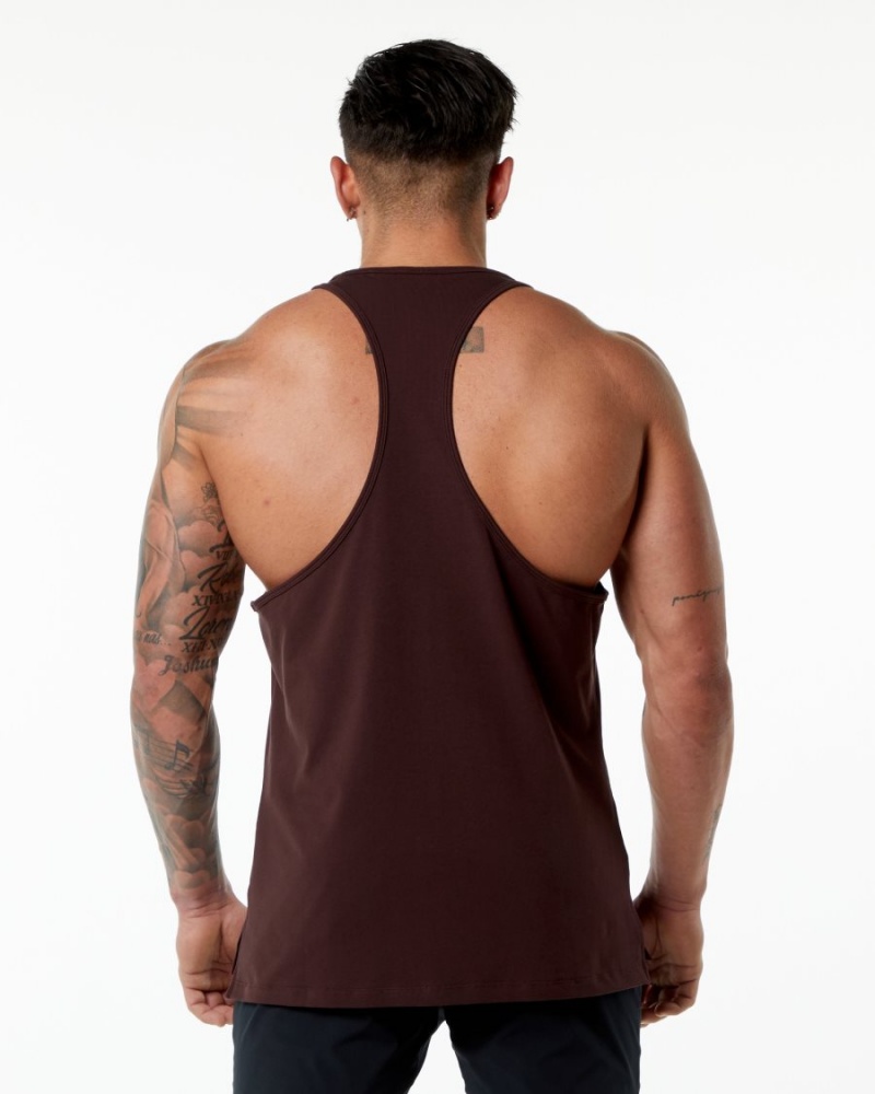 Stringers Alphalete Emblem Stringer Hombre Burdeos | WDUBZP-973