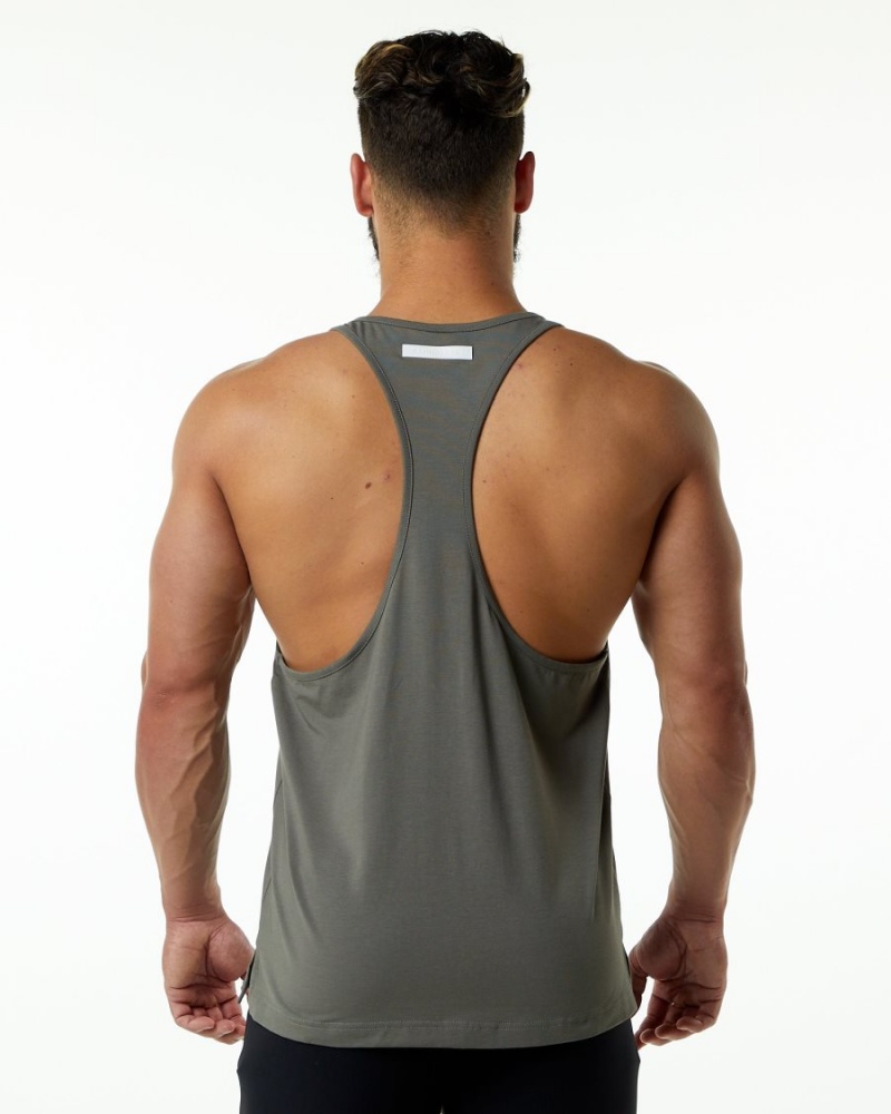 Stringers Alphalete Evo Stringer Hombre Gris | YPGXUA-274