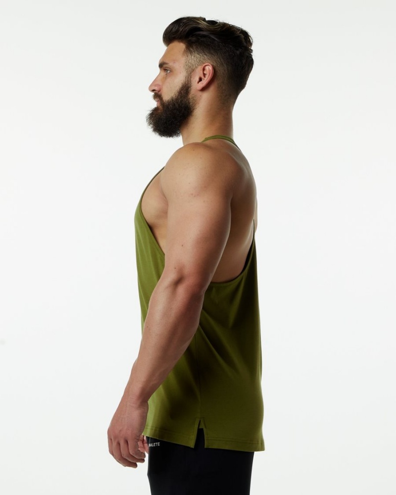 Stringers Alphalete Evo Stringer Hombre Verde | WYCPMB-583