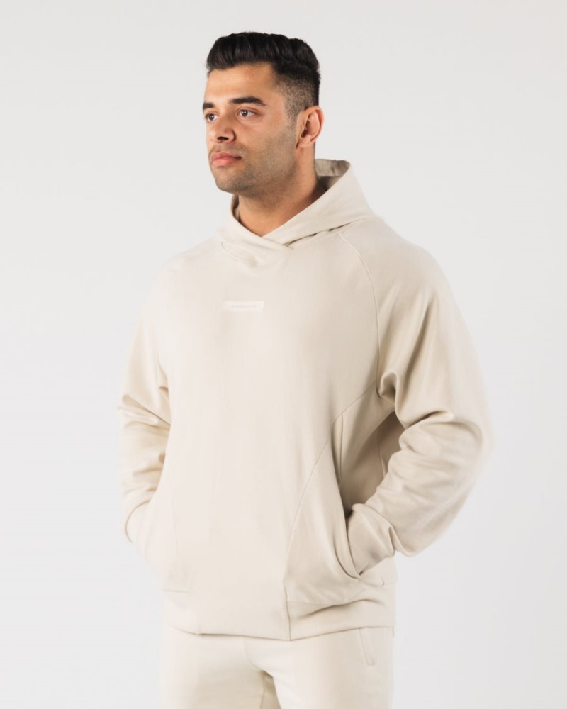 Sudadera con Capucha Alphalete Identity Pro Hoodie Hombre Sea Shell | GROBAI-805