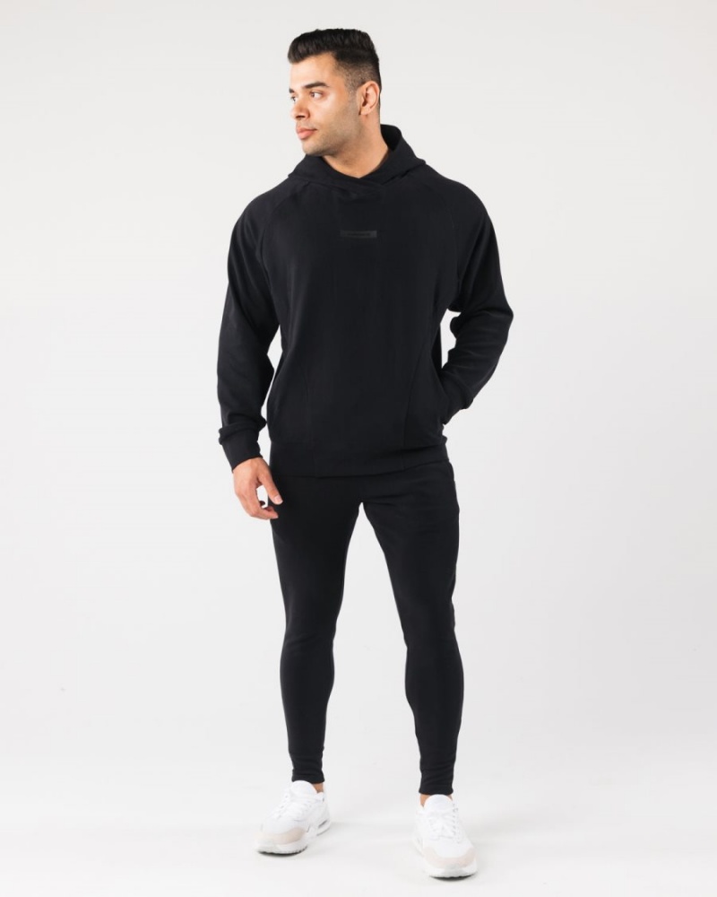 Sudadera con Capucha Alphalete Identity Pro Hoodie Hombre Negras | HCAMIP-057