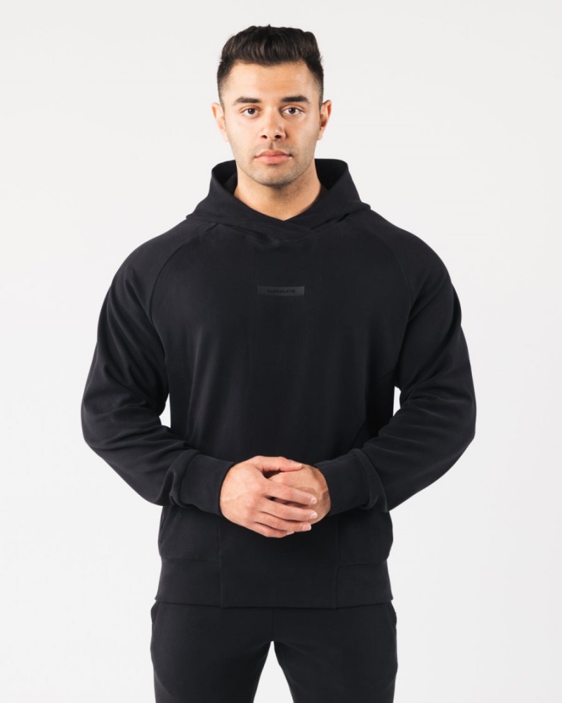 Sudadera con Capucha Alphalete Identity Pro Hoodie Hombre Negras | HCAMIP-057