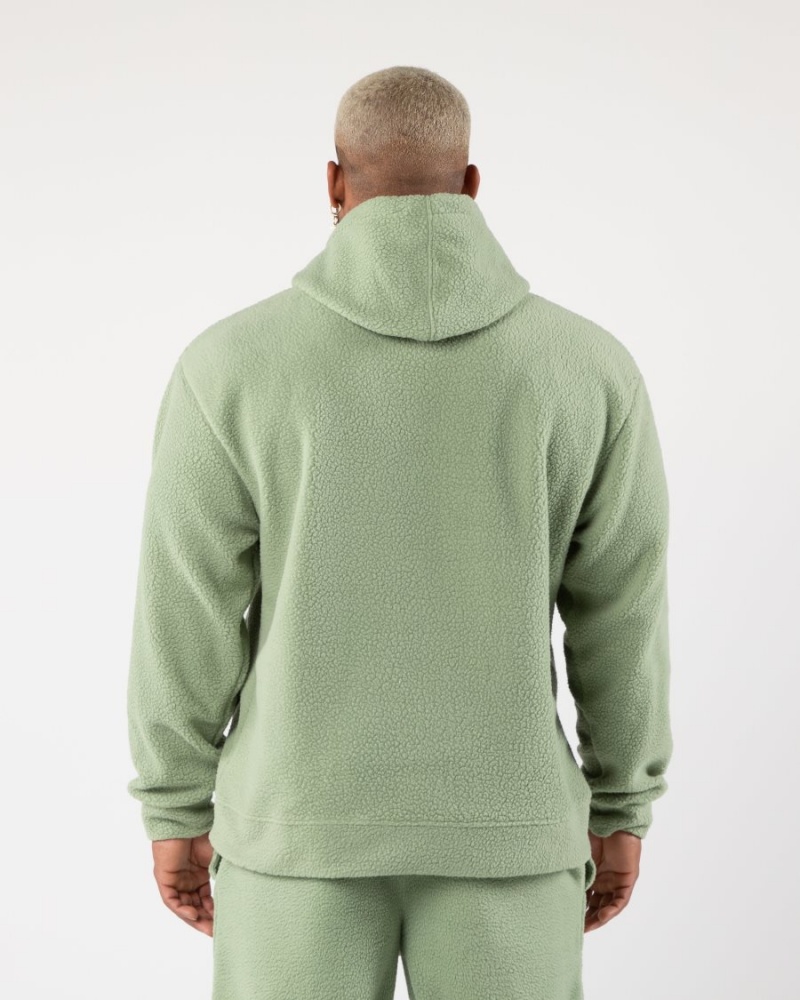 Sudadera con Capucha Alphalete King Hoodie Hombre Sage | DHVAGM-074