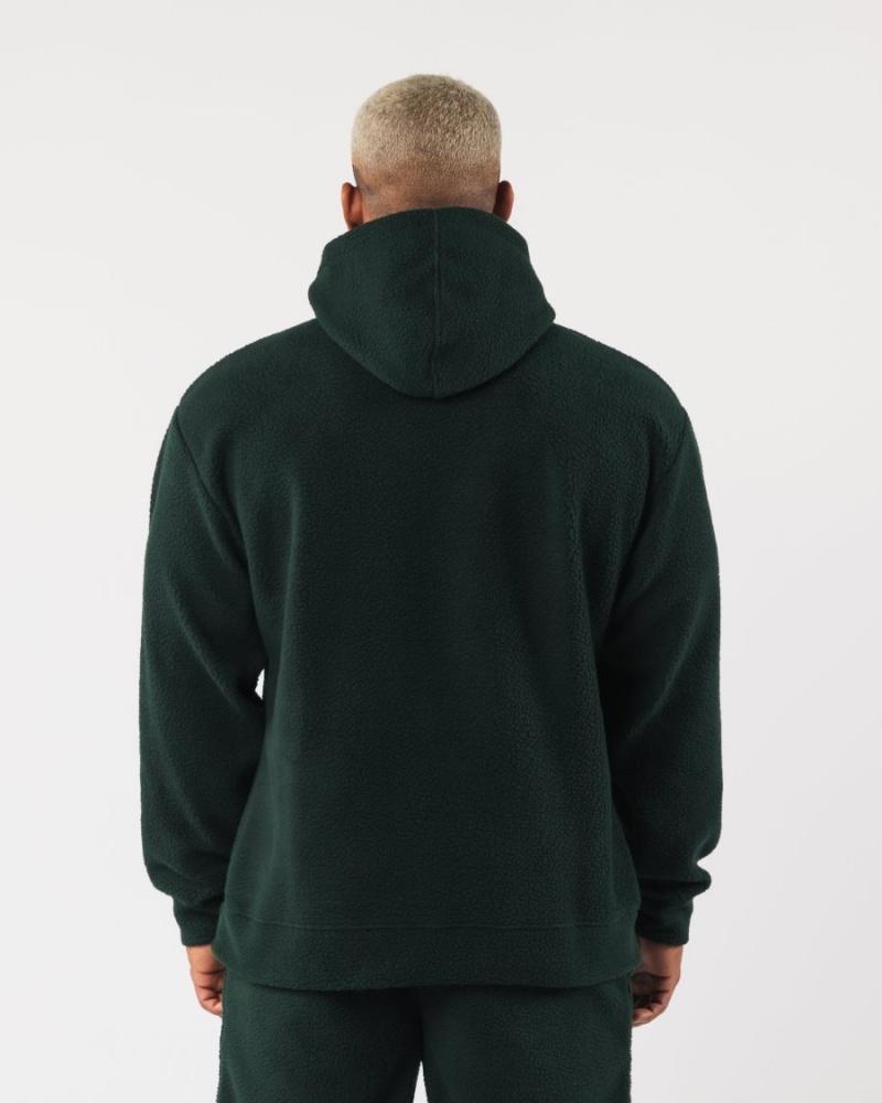 Sudadera con Capucha Alphalete King Hoodie Hombre Evergreen | QNJBEC-509