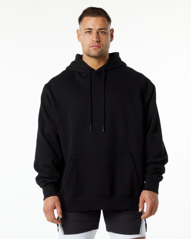 Sudadera con Capucha Alphalete Unity Hoodie Hombre Negras | DHOGXN-126