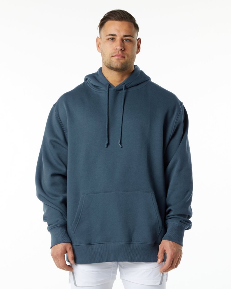 Sudadera con Capucha Alphalete Unity Hoodie Hombre Azules | EAFIQM-162