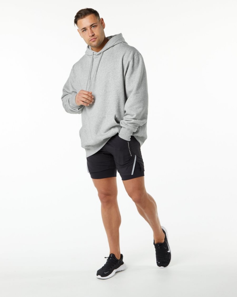 Sudadera con Capucha Alphalete Unity Hoodie Hombre Gris | XYLJCV-986