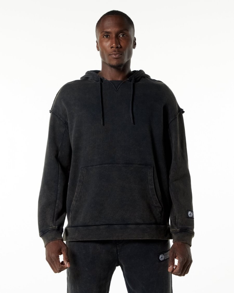 Sudadera con Capucha Alphalete Very Terry Hoodie Hombre Onyx | VCBOTZ-523