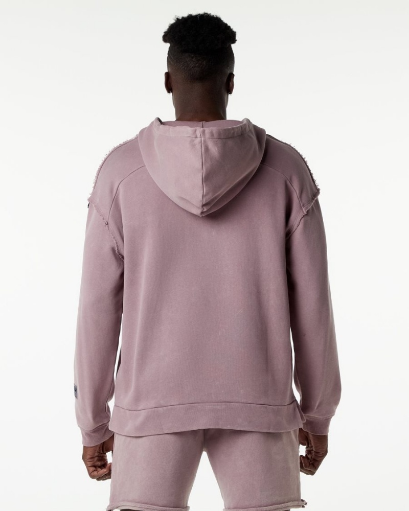 Sudadera con Capucha Alphalete Very Terry Hoodie Hombre Rosas | FQRJUV-759